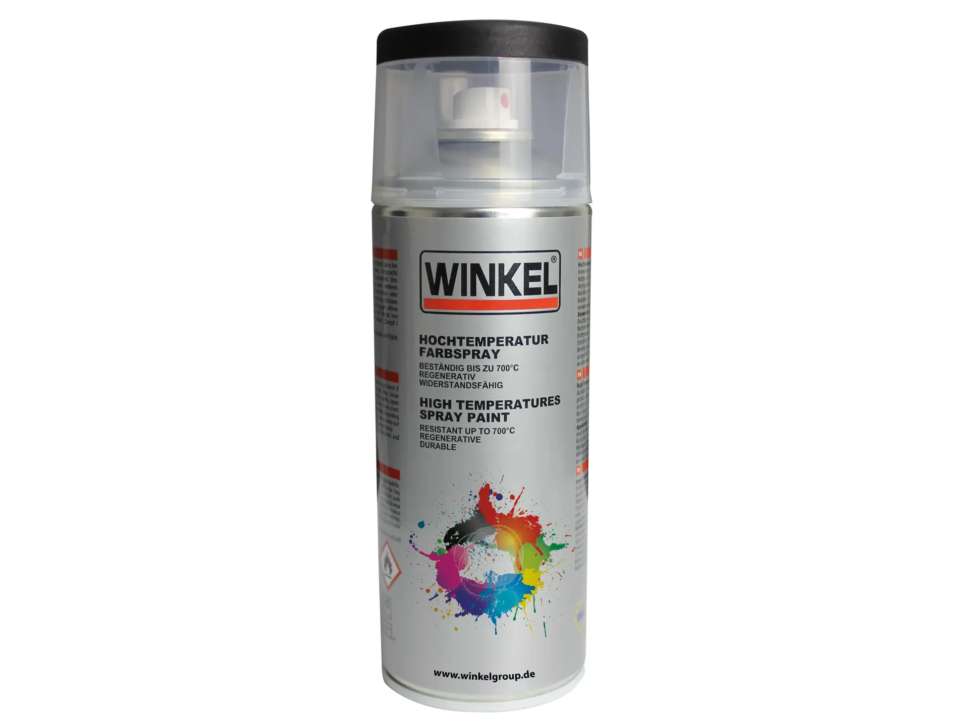 High-Temperature Resistant Spray Paint - W9005HT image 1